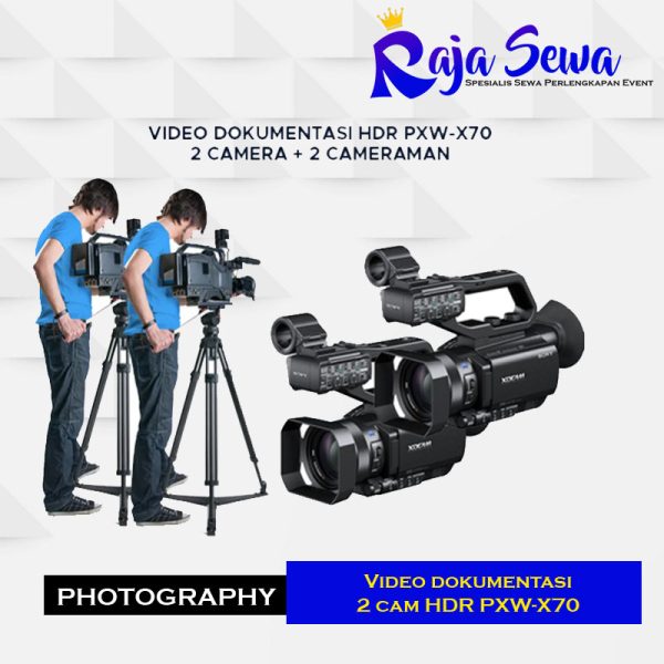 Video dokumentasi 2 cam HDR PXW-X70
